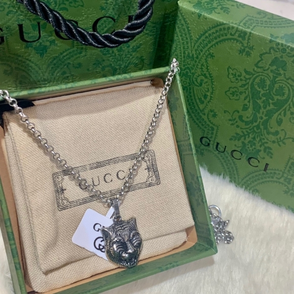 GUCCI tiger head necklace - Picture 6 of 9